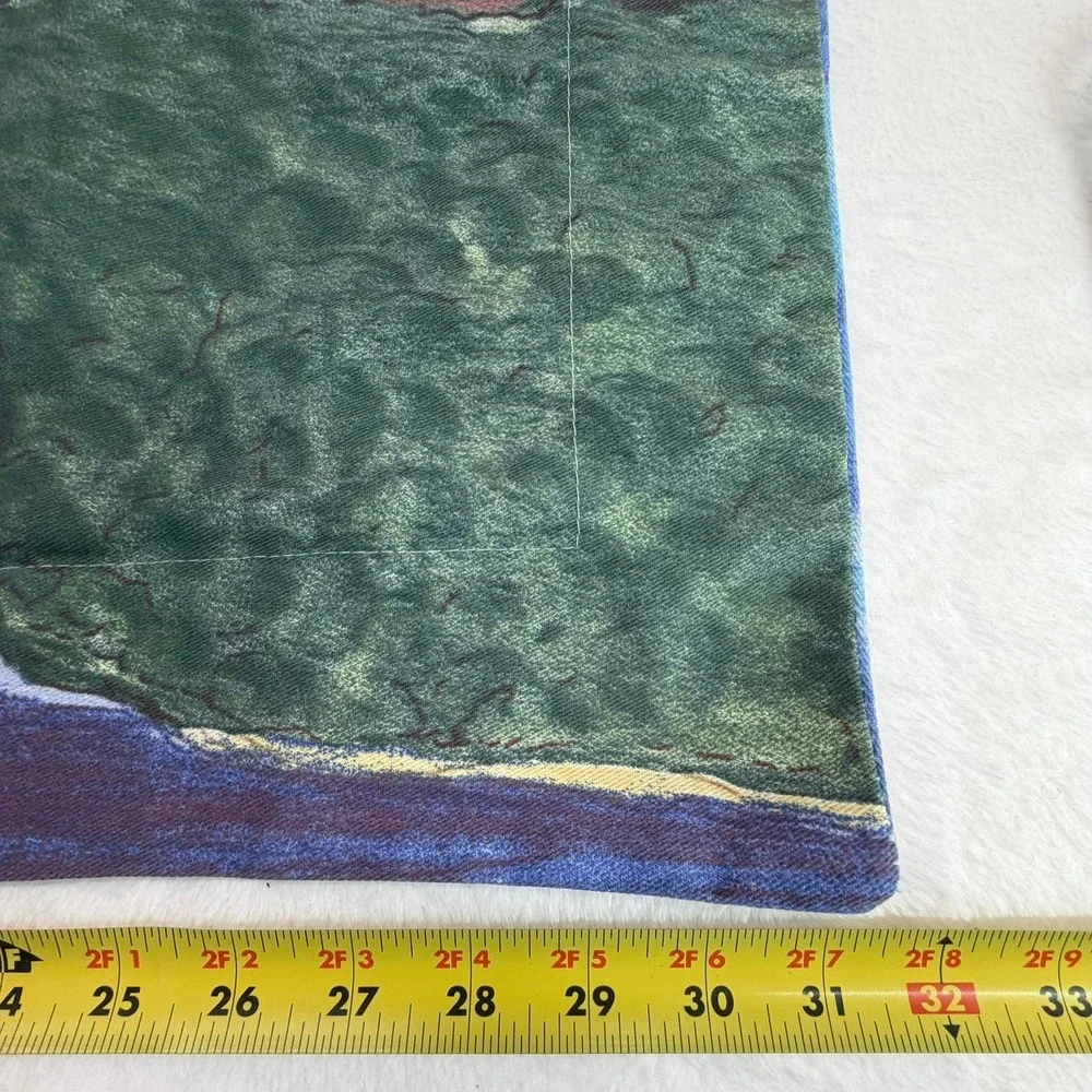 Harry Potter  Hogwarts Standard Pillow Case Sham Clock of Dreams Blue‎ W24xL31'